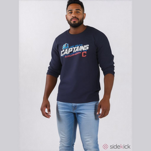 All sport Cleveland Indians affiliate lake county captains long sleeve tee Med.